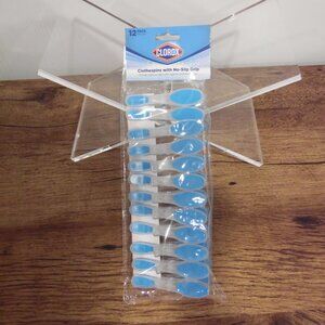 Clorox Clothespins New set of 12 with textured no slip grips